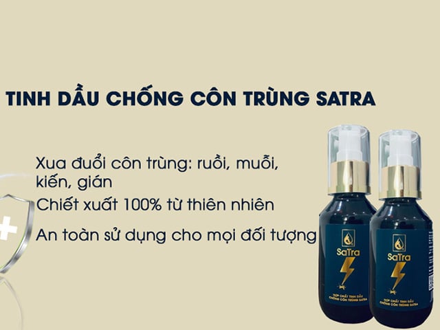 Lợi ích của tinh dầu chống côn trùng Satra