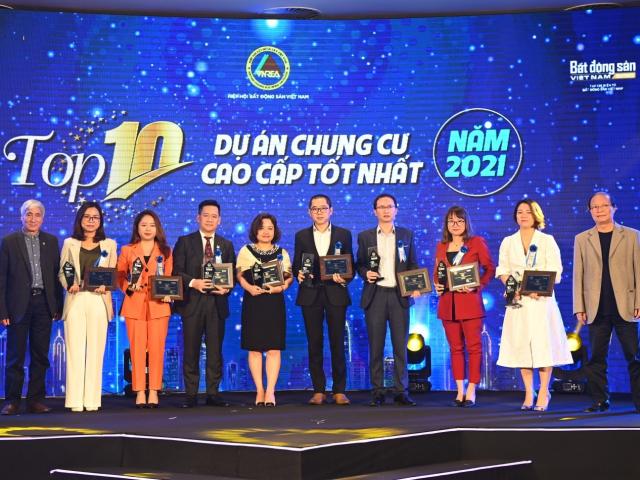 Dự án căn hộ cao cấp TheLINK Ciputra nhận giải 'Top 10 Dự án chung cư cao cấp 2021'
