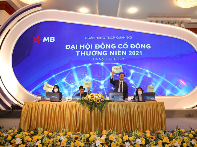 Đại hội cổ đông Ngân hàng Quân Đội (MB): Thách thức là cơ hội bứt phá mạnh mẽ