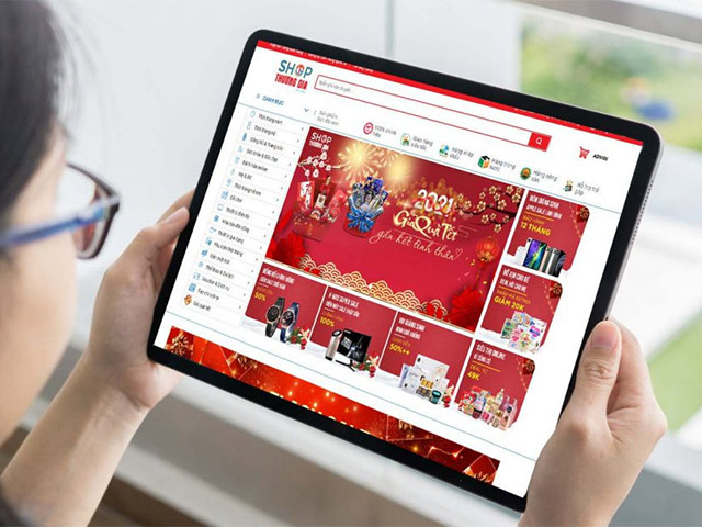Sàn thương mại điện tử tích hợp báo chí - Shop Thương gia & Thị trường