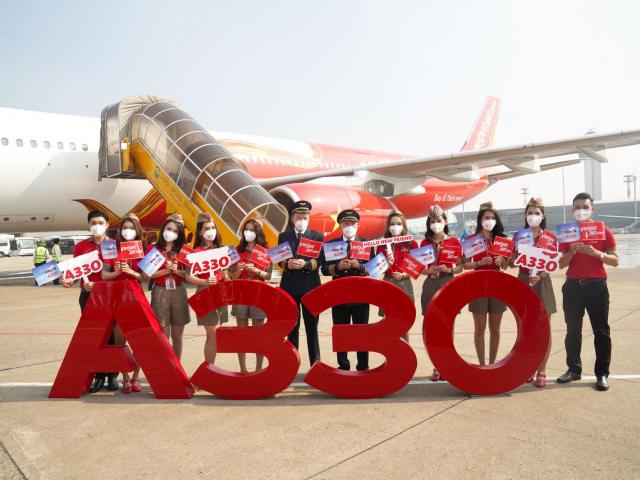 Vietjet đón tàu bay lớn A330 thứ hai gia nhập đội bay