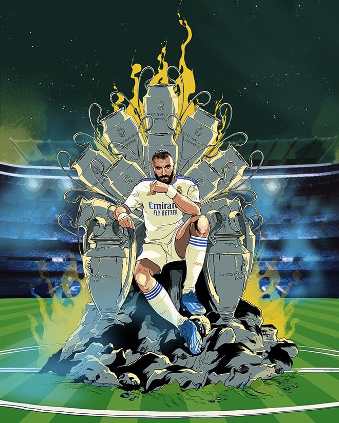 Image hình ảnh Benzema - Ảnh chế: Real vùi dập Chelsea, Benzema hung thần của các thủ môn