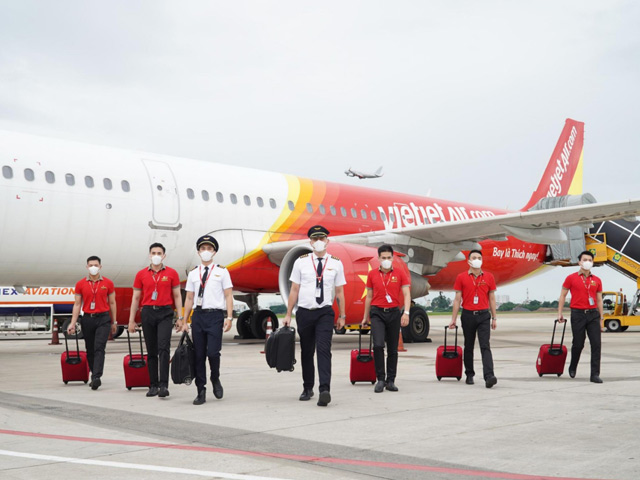 Vietjet tặng triệu mã giảm 77% và miễn phí 15kg hành lý bay từ Hà Nội đi khắp Việt Nam
