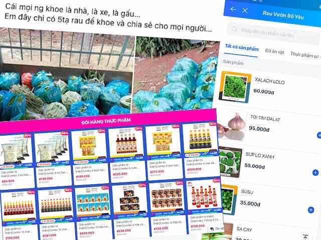 Dịch COVID-19: &quot;Bùng nổ&quot; chợ online kiểu mới trong mùa giãn cách