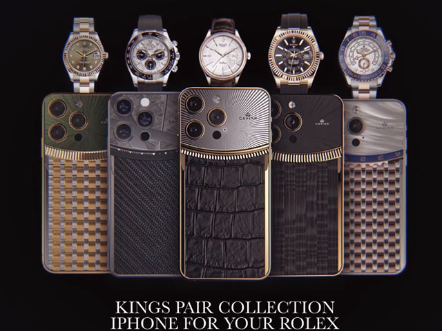 Bộ sưu tập iPhone 13 Pro xa xỉ nhất dành cho các “dân chơi” Rolex