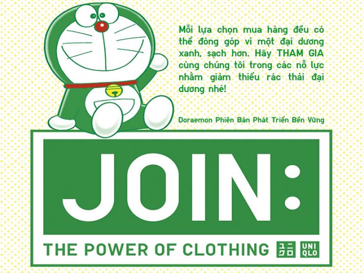 UNIQLO ra mắt bộ sưu tập Doraemon Xanh lá 100% từ chất liệu tái chế, thông điệp phát triển bền vững chưa bao giờ gần gũi đến thế!
