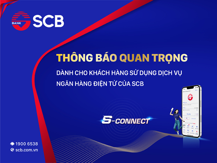 SCB thông báo chuyển đổi dữ liệu ngân hàng điện tử