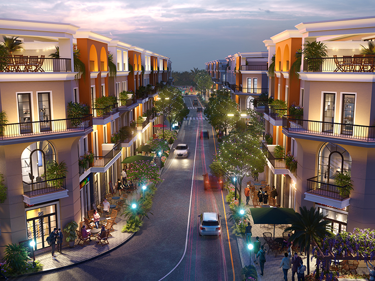 Sài Gòn Town - “phố thương mại không ngủ” - độc đáo shophouse 2 mặt shop đều có thể kinh doanh