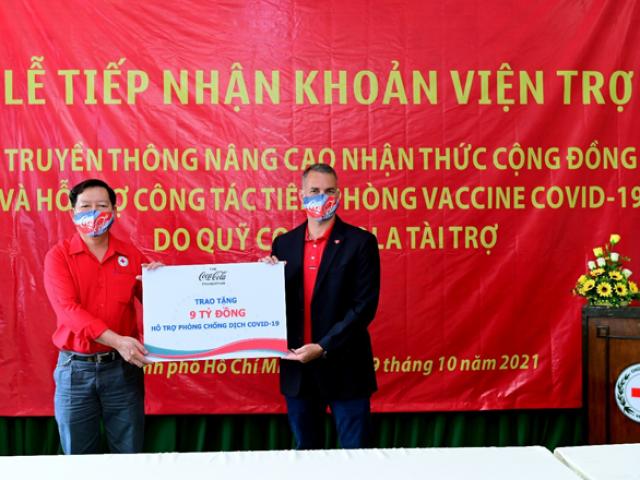 Quỹ Coca-Cola tiếp tục ủng hộ 9 tỷ đồng cho các hoạt động phòng chống dịch COVID-19 tại Việt Nam