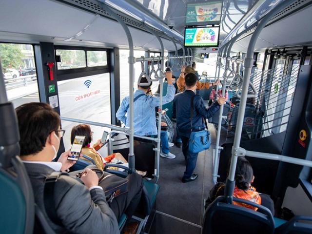 Xe buýt điện chính thức lăn bánh ở Hà Nội, giá vé thế nào?